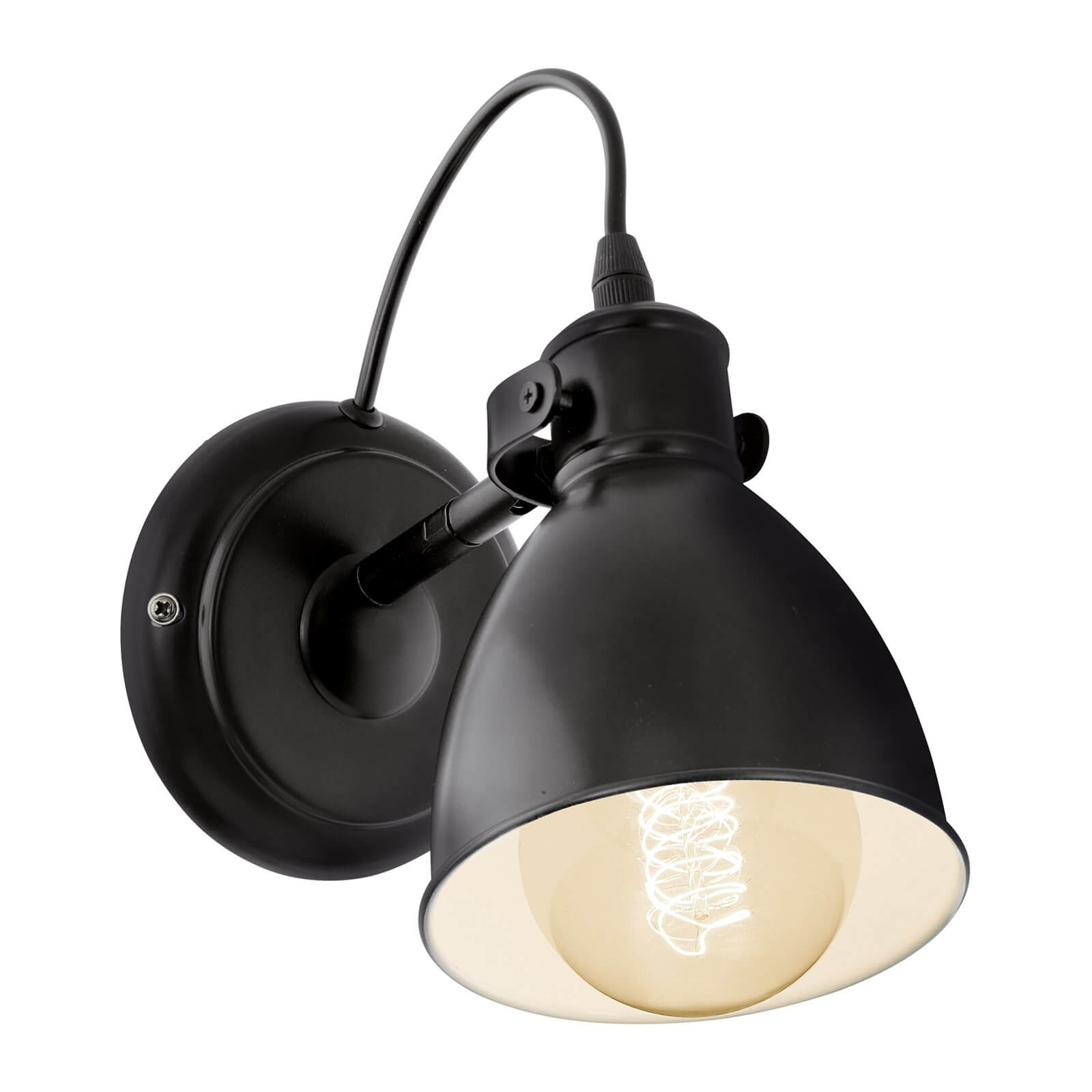 Eglo Priddy Wall Light - Black