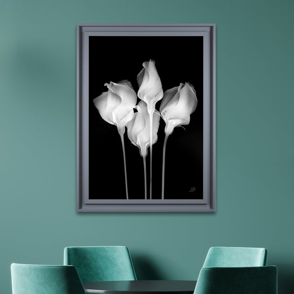 The Art Group Mono Floral II Framed Print