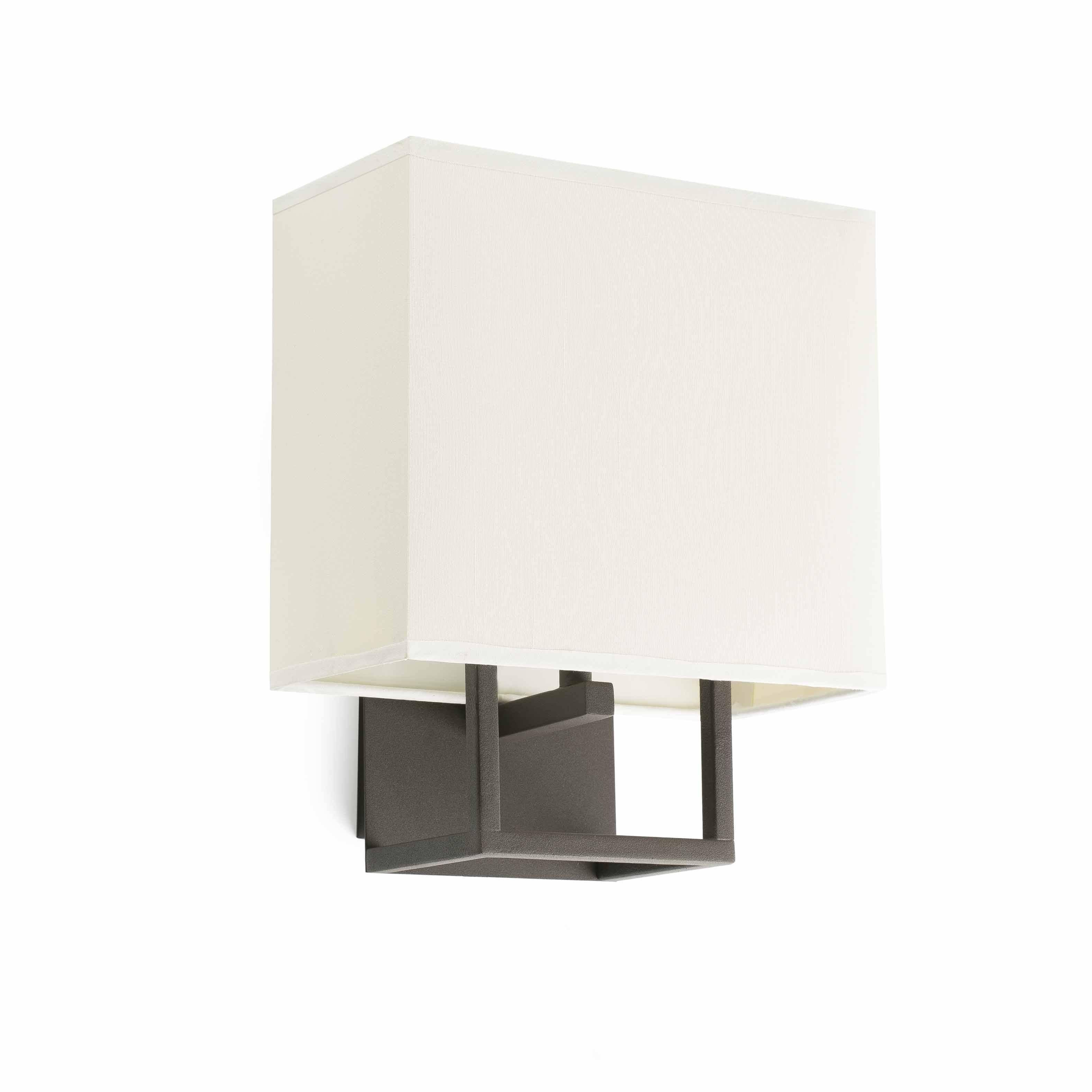 Netlighting Vesper 1 Light Indoor Wall Lamp Brown with Shade E14