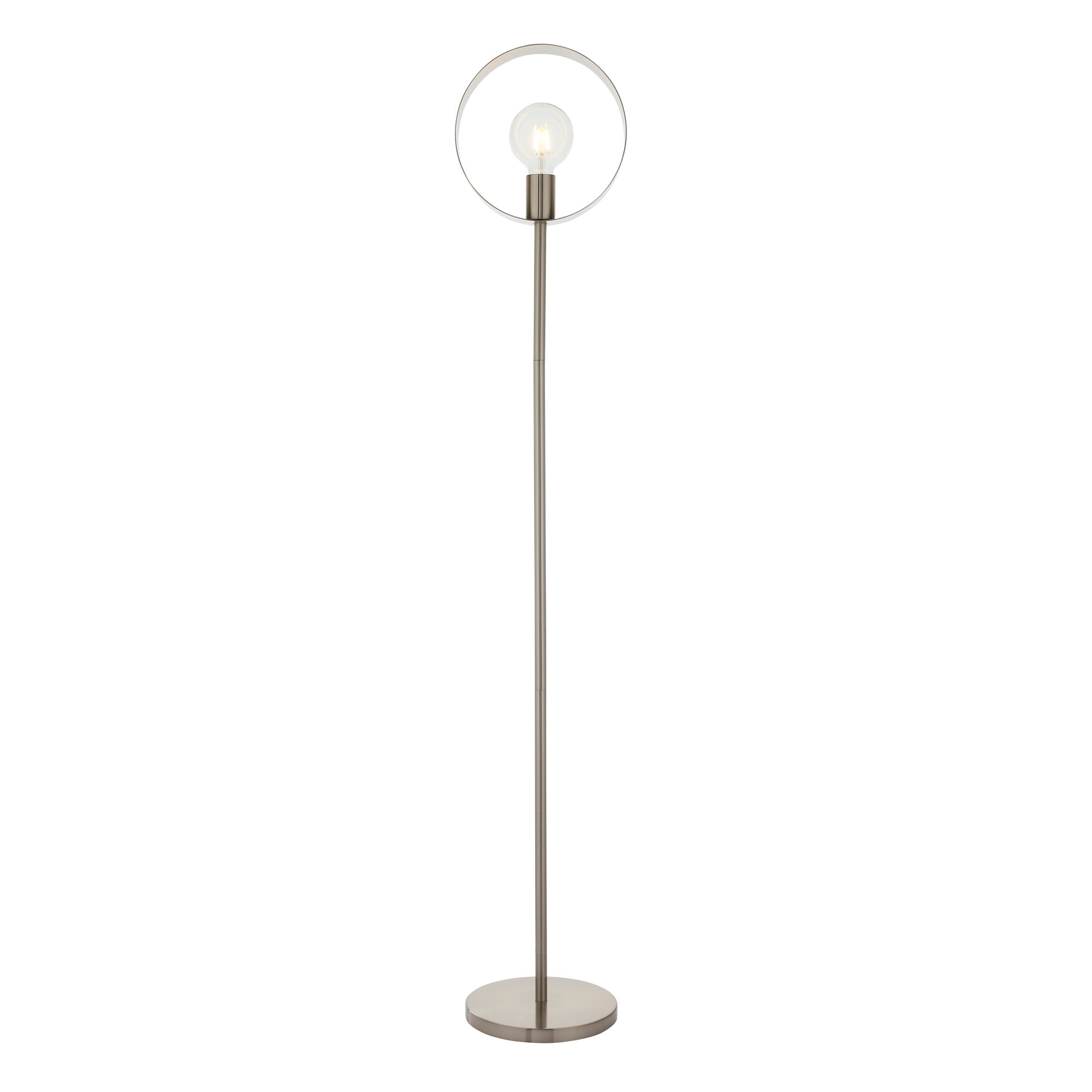 Vogue Circ Floor Lamp Nickel