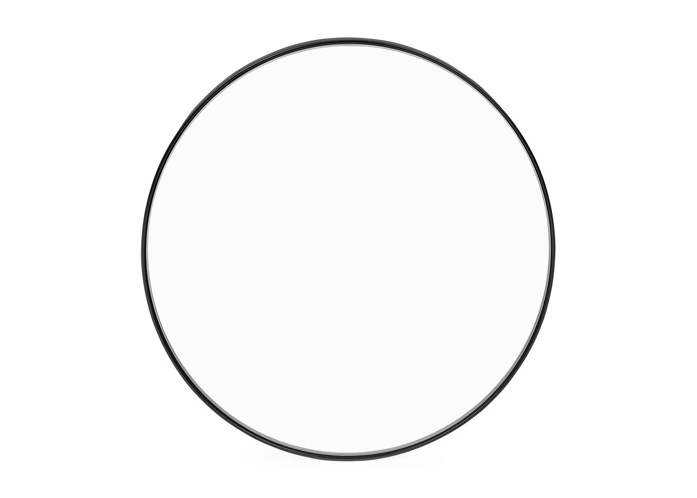 Heal's Fine Edge Mirror Round 35cm Black