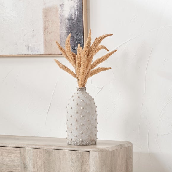 Kali Textured Dot Stoneware Vase 1