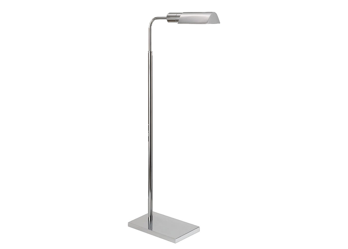 Visual Comfort Studio Adjustable Floor Lamp Polished Nickel
