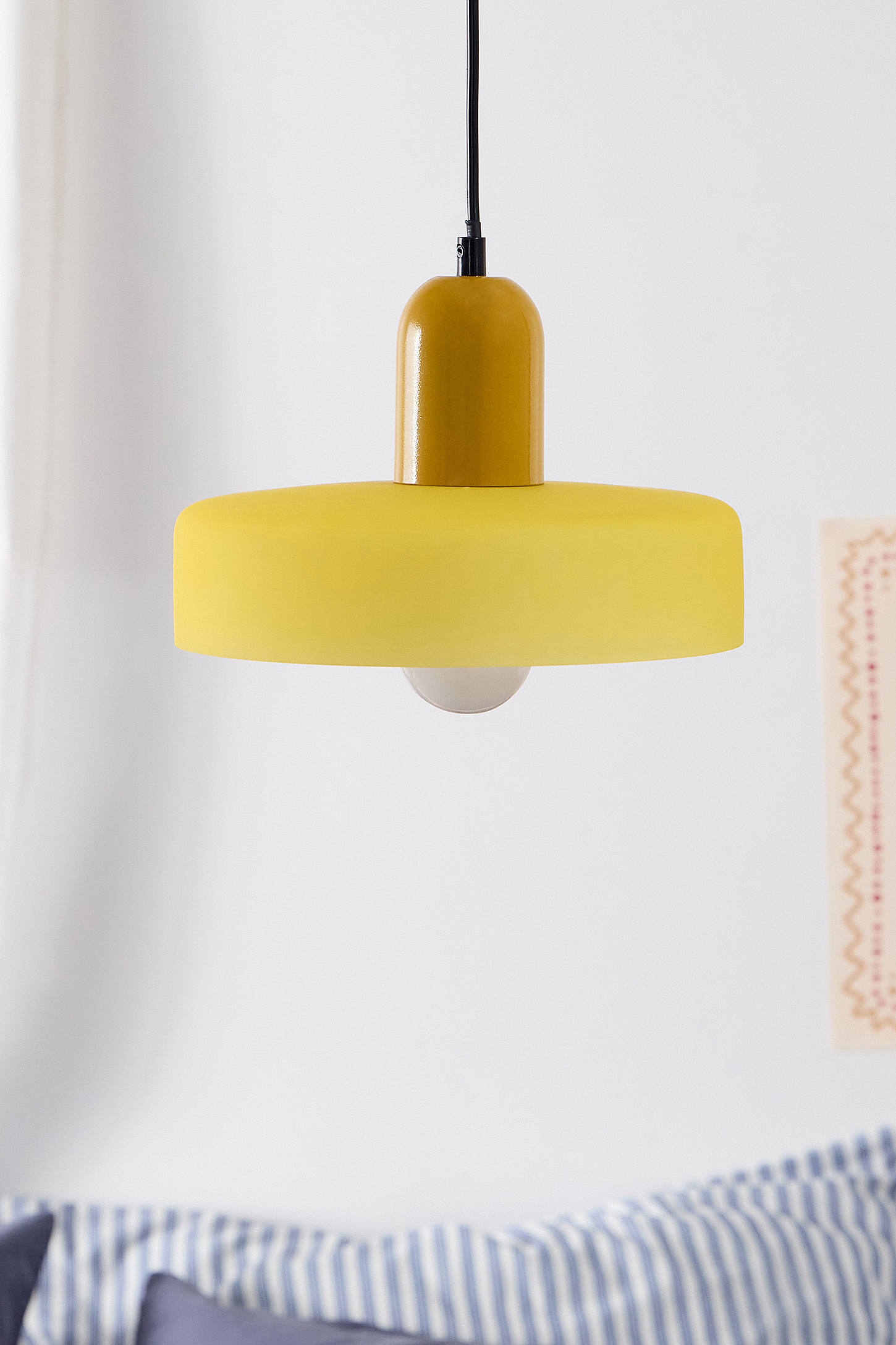 Scott Plug In Pendant Lamp - Yellow