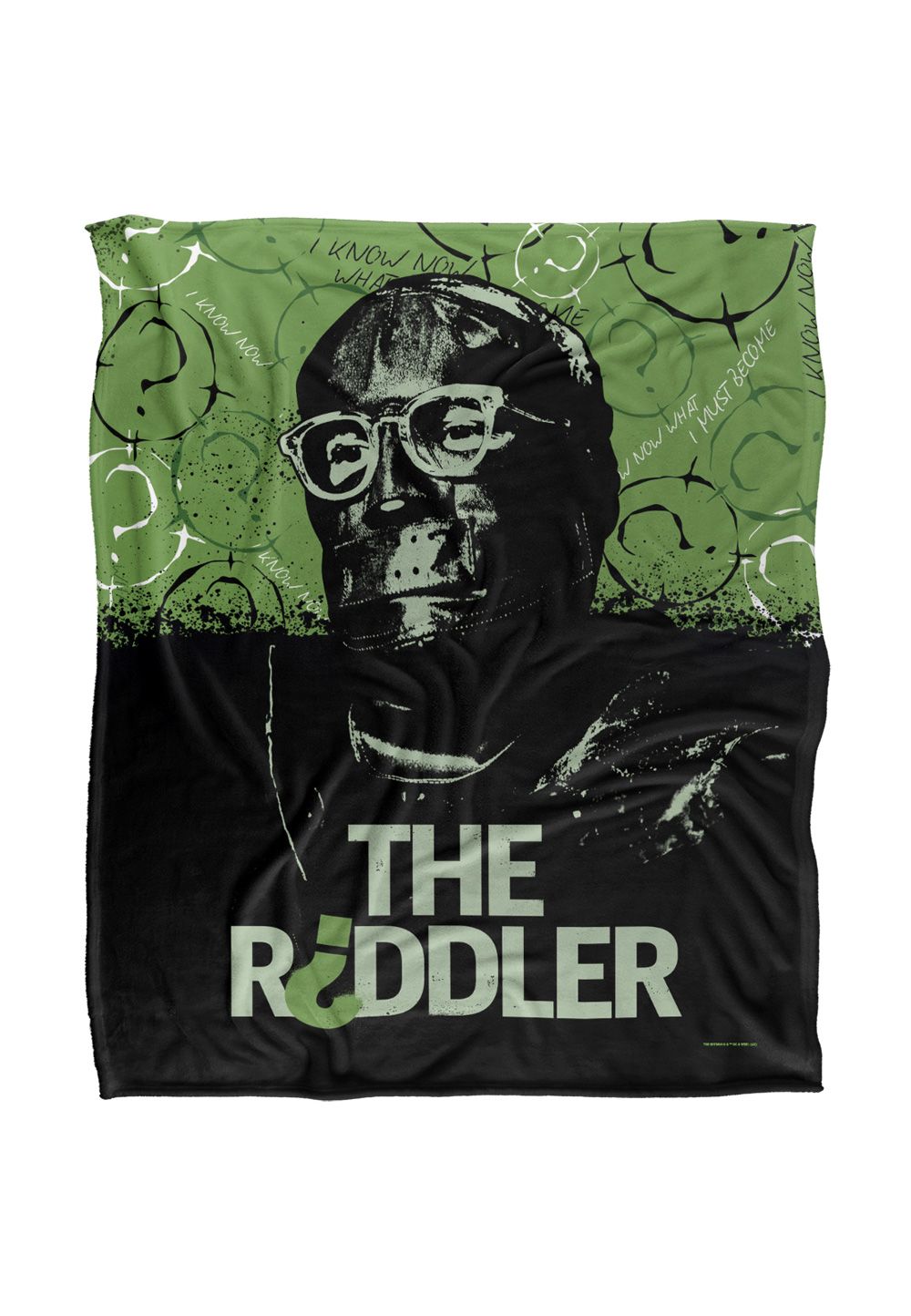 Batman The (2022) Blanket, The Riddler Silky Touch Super Soft Throw Blanket 152x127 cm in White