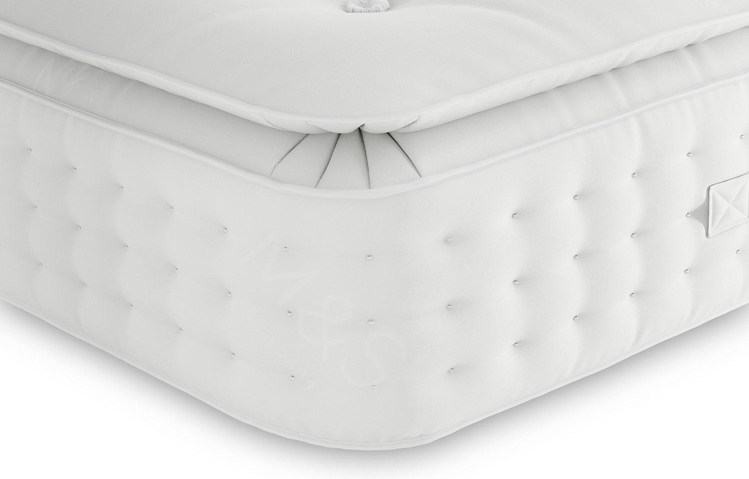 M&S Pillowtop Lambswool 1700 Pocket Spring Medium Mattress