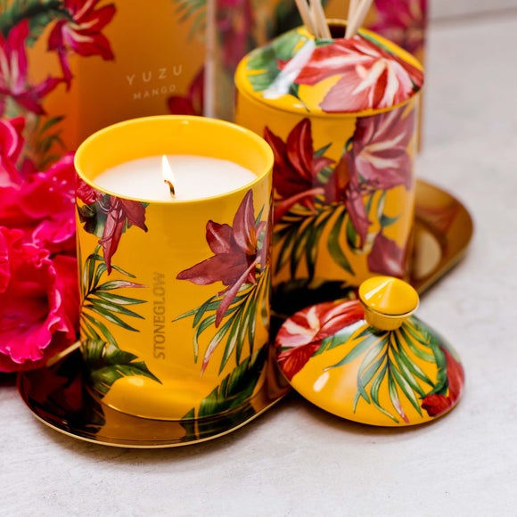 Stoneglow Urban Botanics Yuzu Mango Ceramic Candle