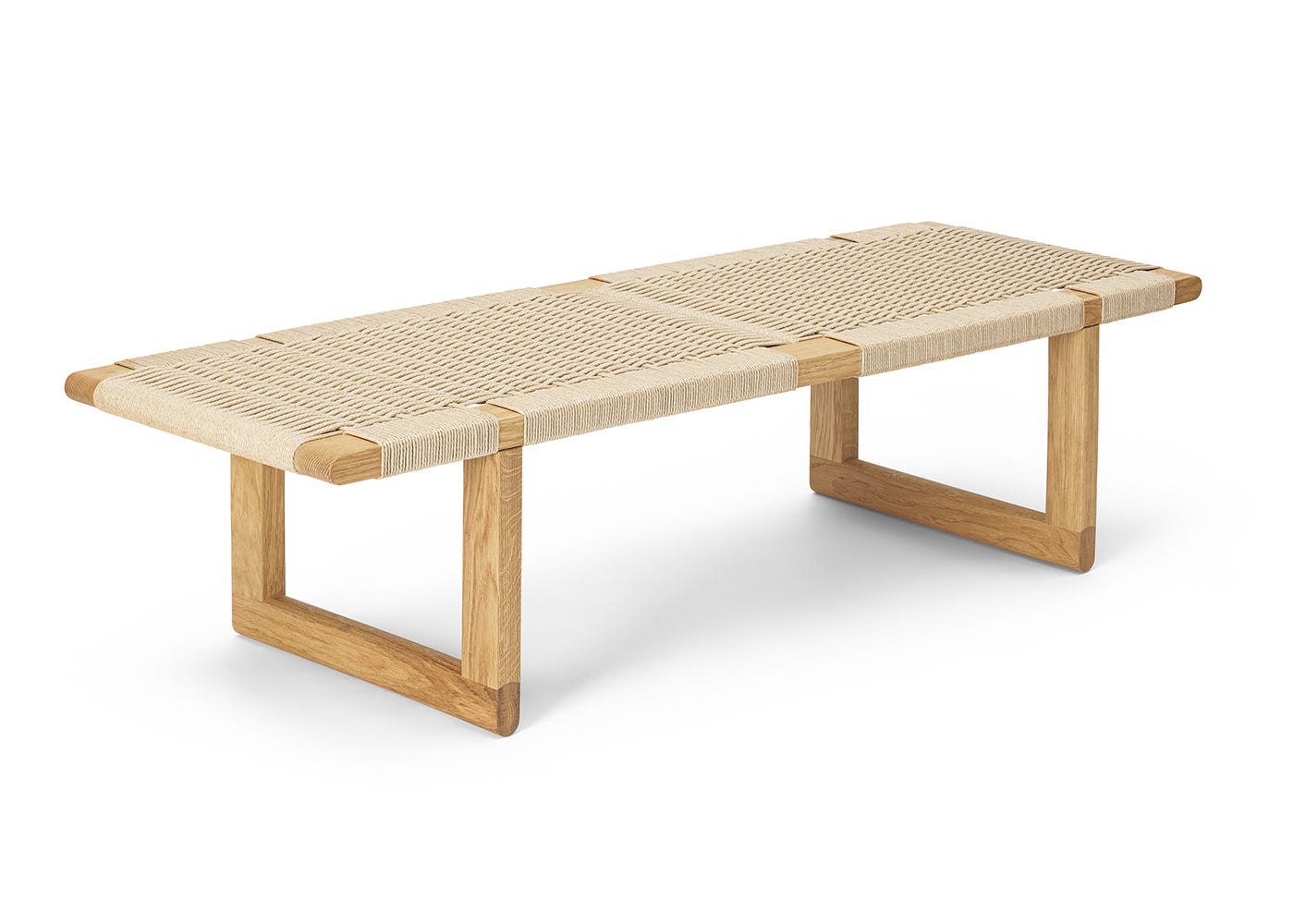 Carl Hansen & Son BM0489L Bench Oiled Oak Natural Paper Cord 138cm