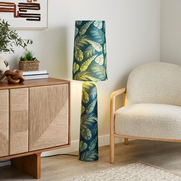 Voyager Leaf Fabric Floor Lamp