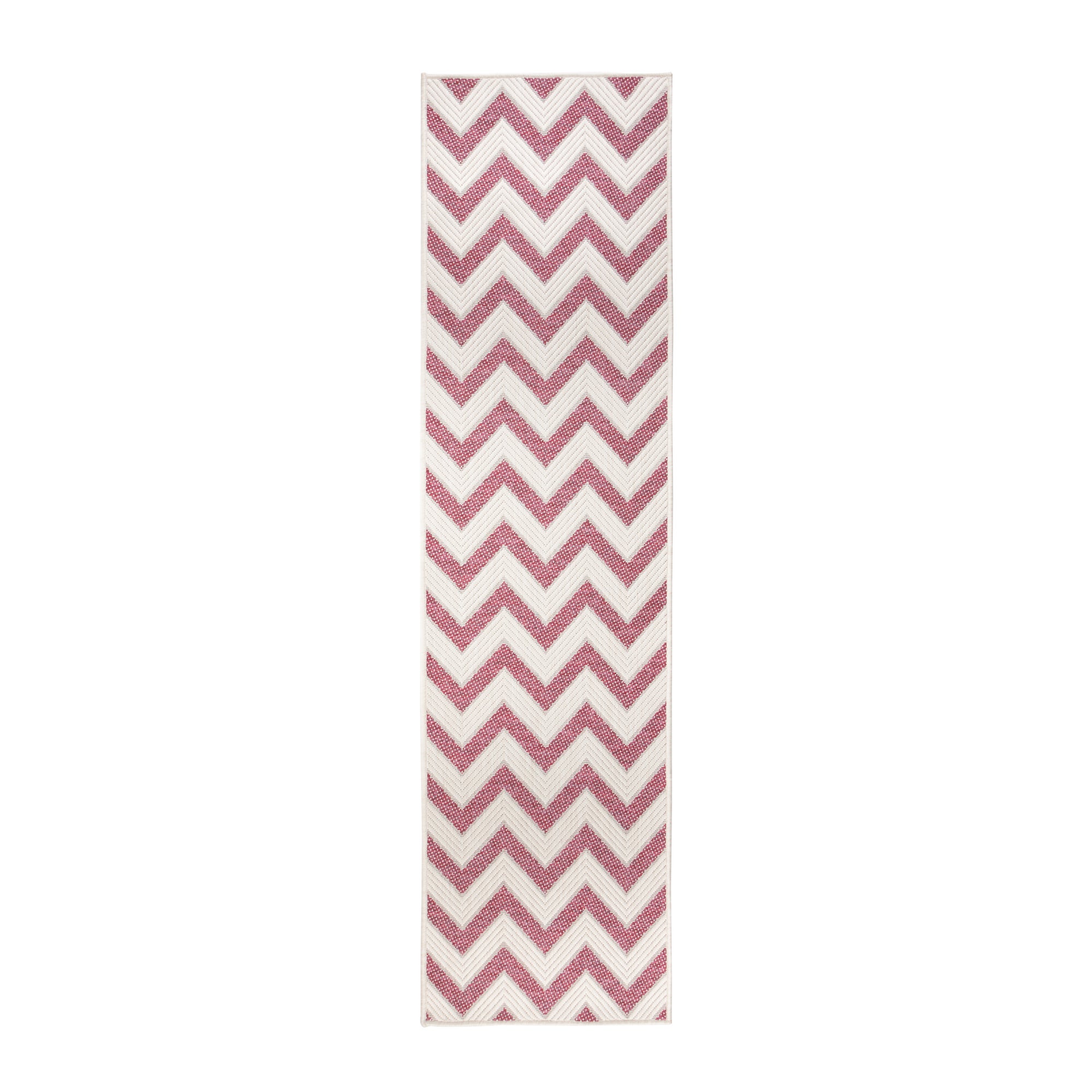 Trieste Indoor Outdoor Runner Pink