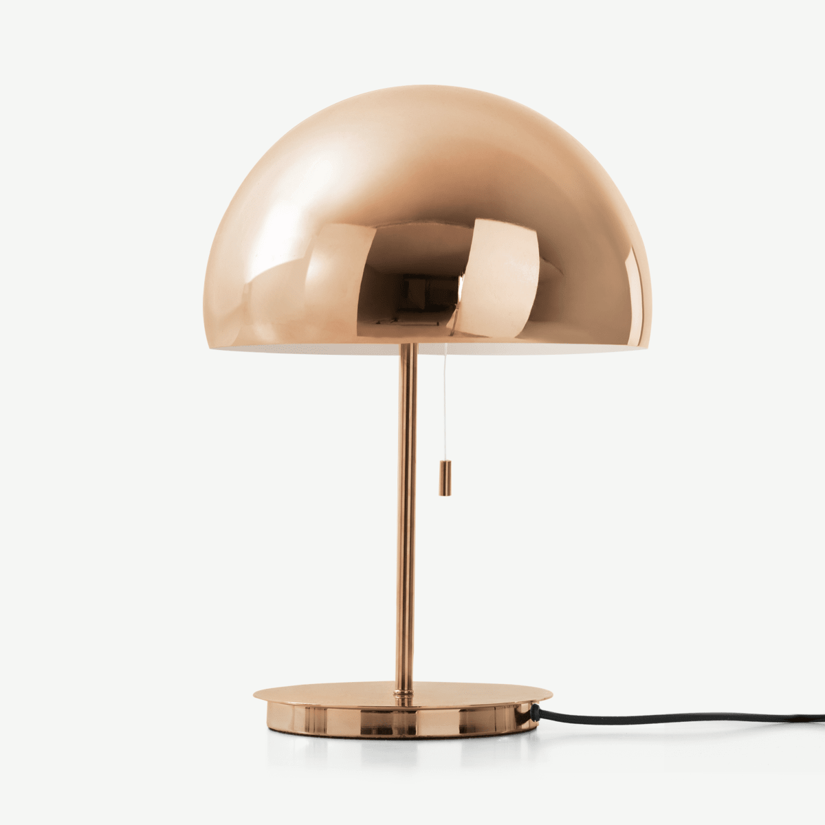 Collet Dome Table Lamp, Champagne Copper