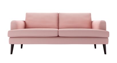 Reuben 3 Seat Sofa in Rhubarb Smart Cotton - sofa.com