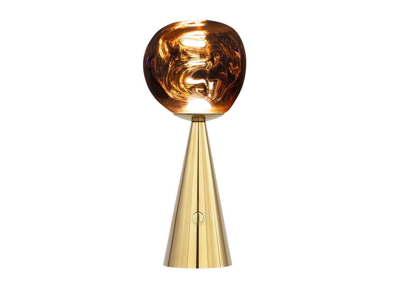 Melt LED Portable Table Lamp Gold