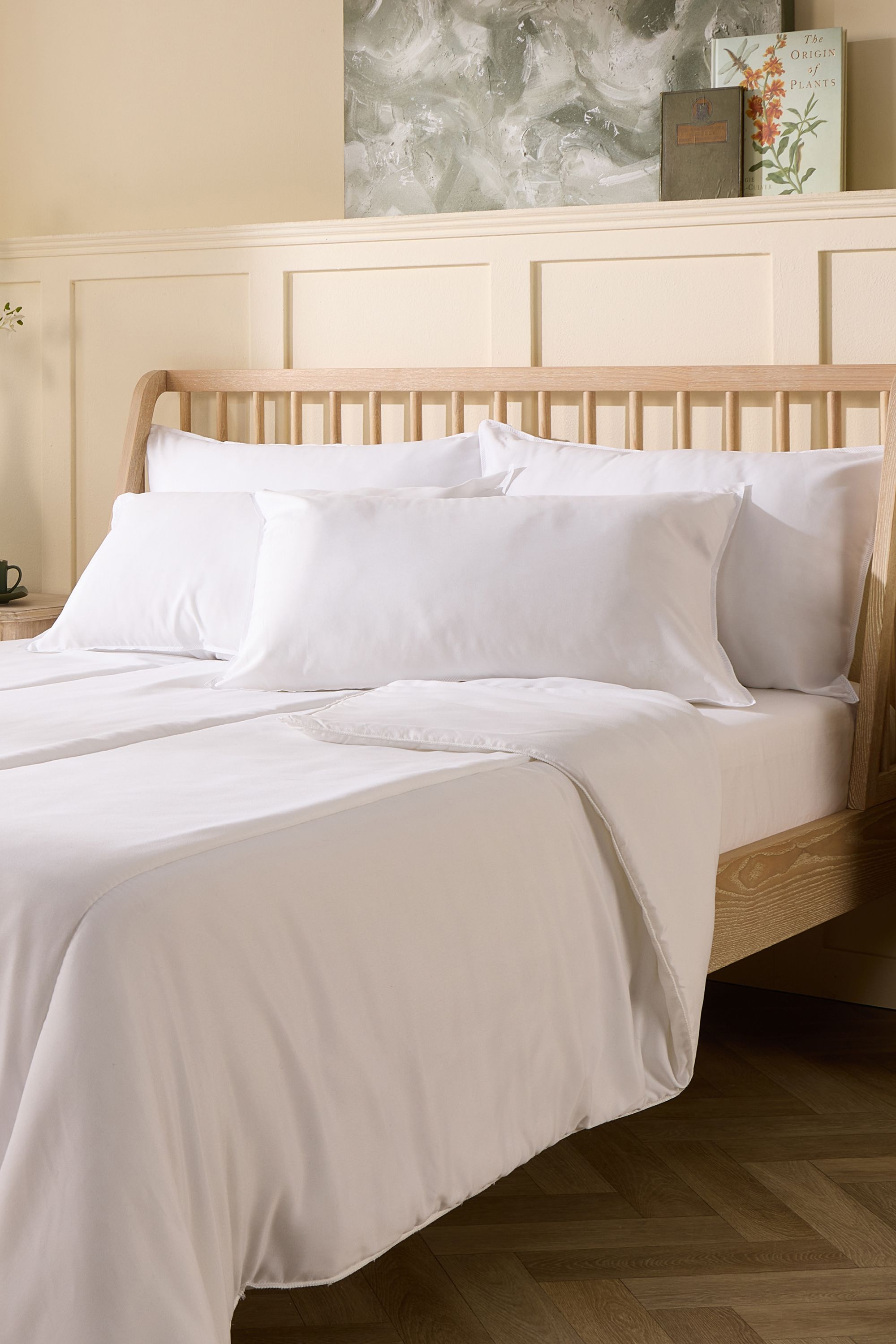 Slumberdown 4 Pack Anti Allergy Firm Support Side Sleeper Pillows in White