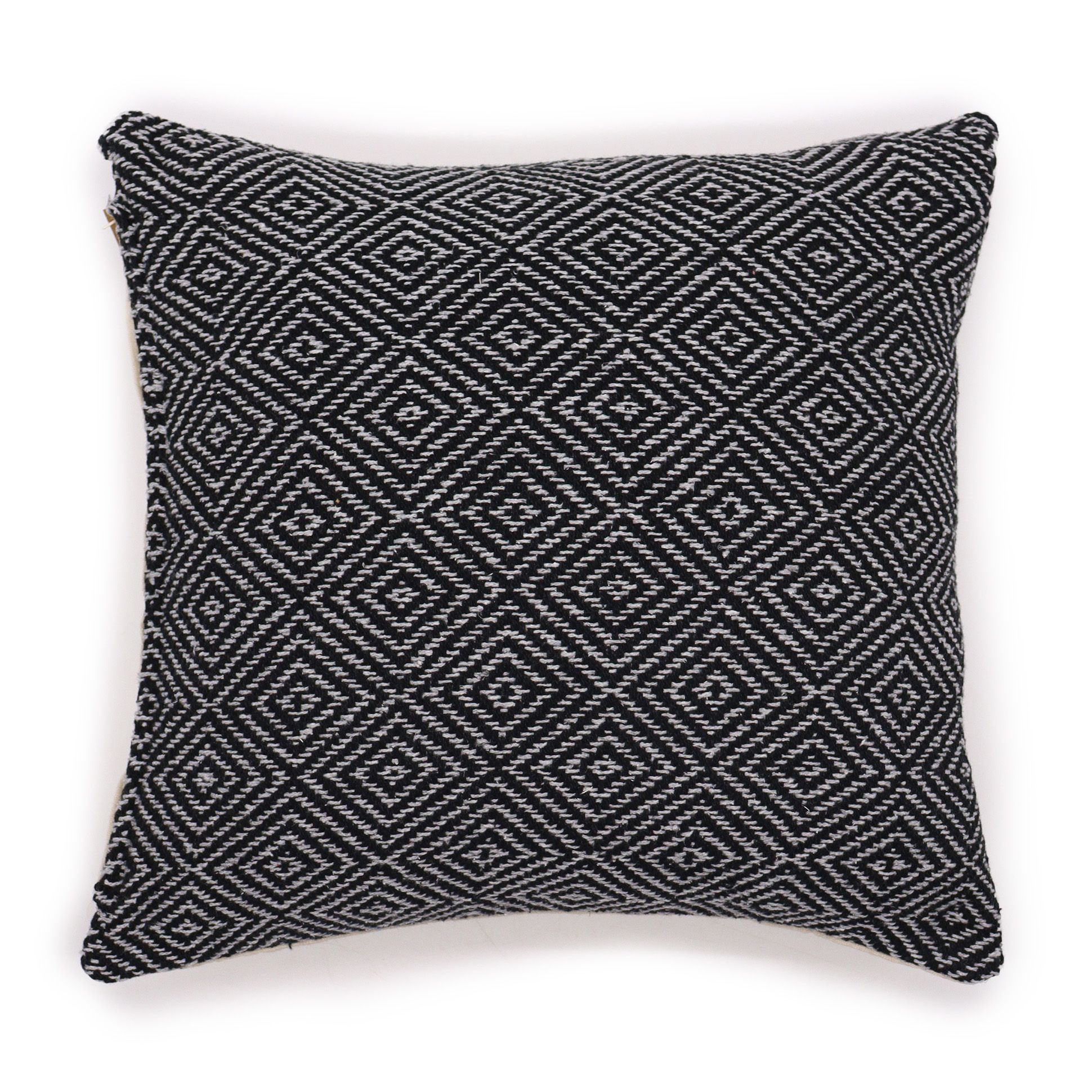 KDMD Classic Cushion Cover - Maze Black - 40x40cm