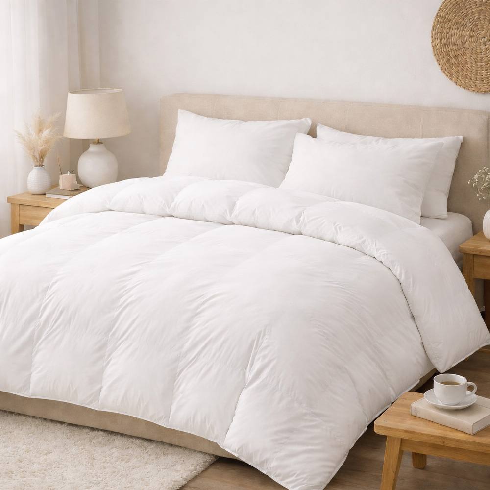 Voltico Silentnight Cooler Summer King Size Duvet 4.5 Tog Lightweight in White