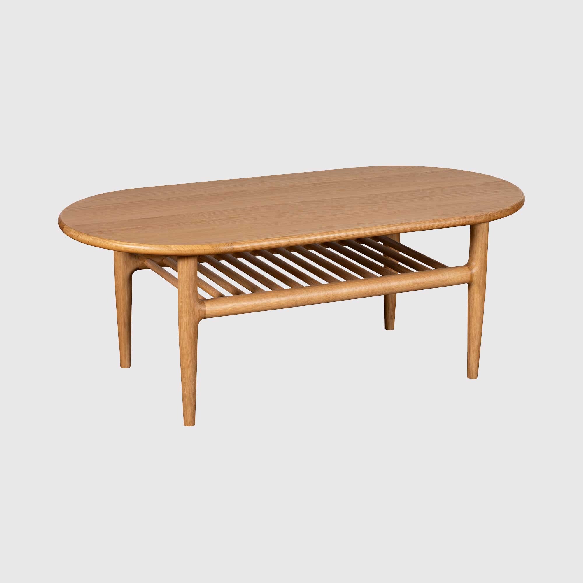 Winchester Coffee Table, Round, Neutral Oak | Barker & Stonehouse