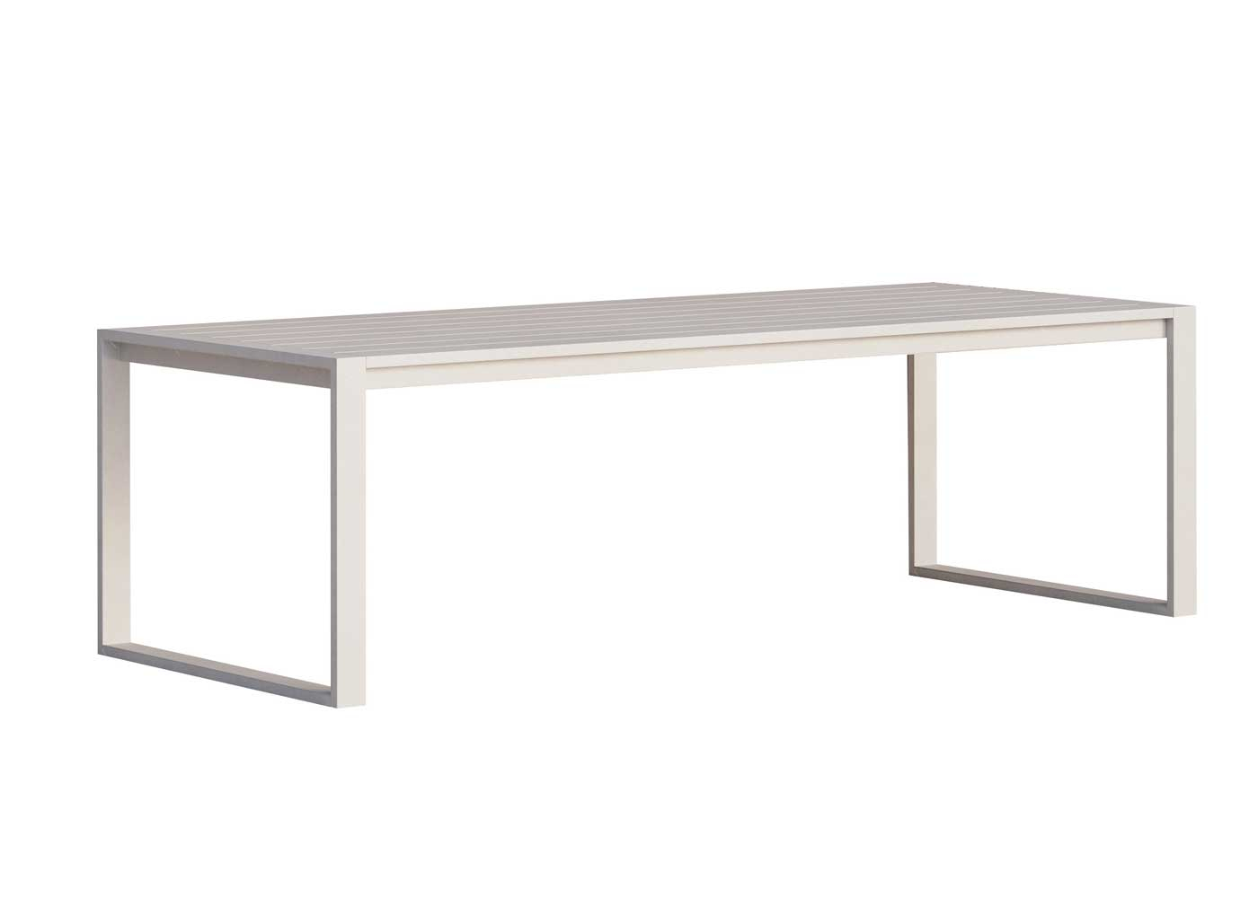 Case Eos Communal Outdoor Dining Table White