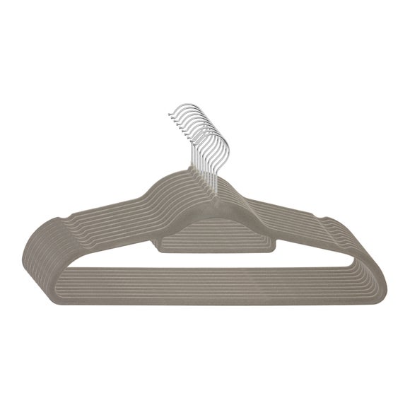 Set of 60 Flocked Hangers