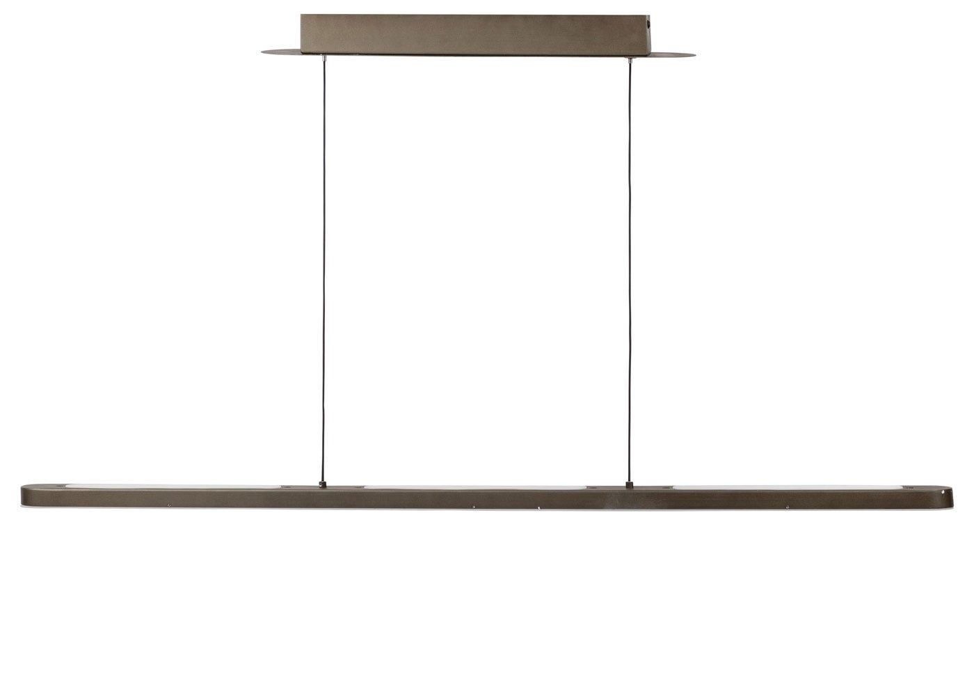 Linear LED Pendant Light Bronze