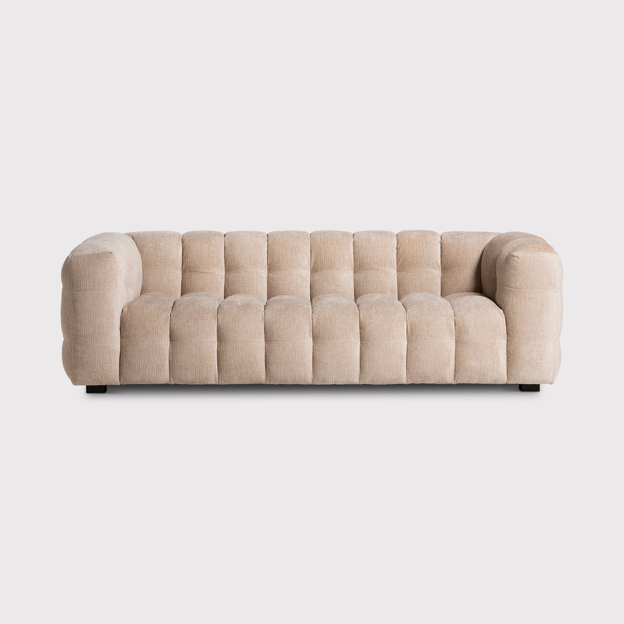 Lenor Sofa 240cm, White Fabric | Barker & Stonehouse