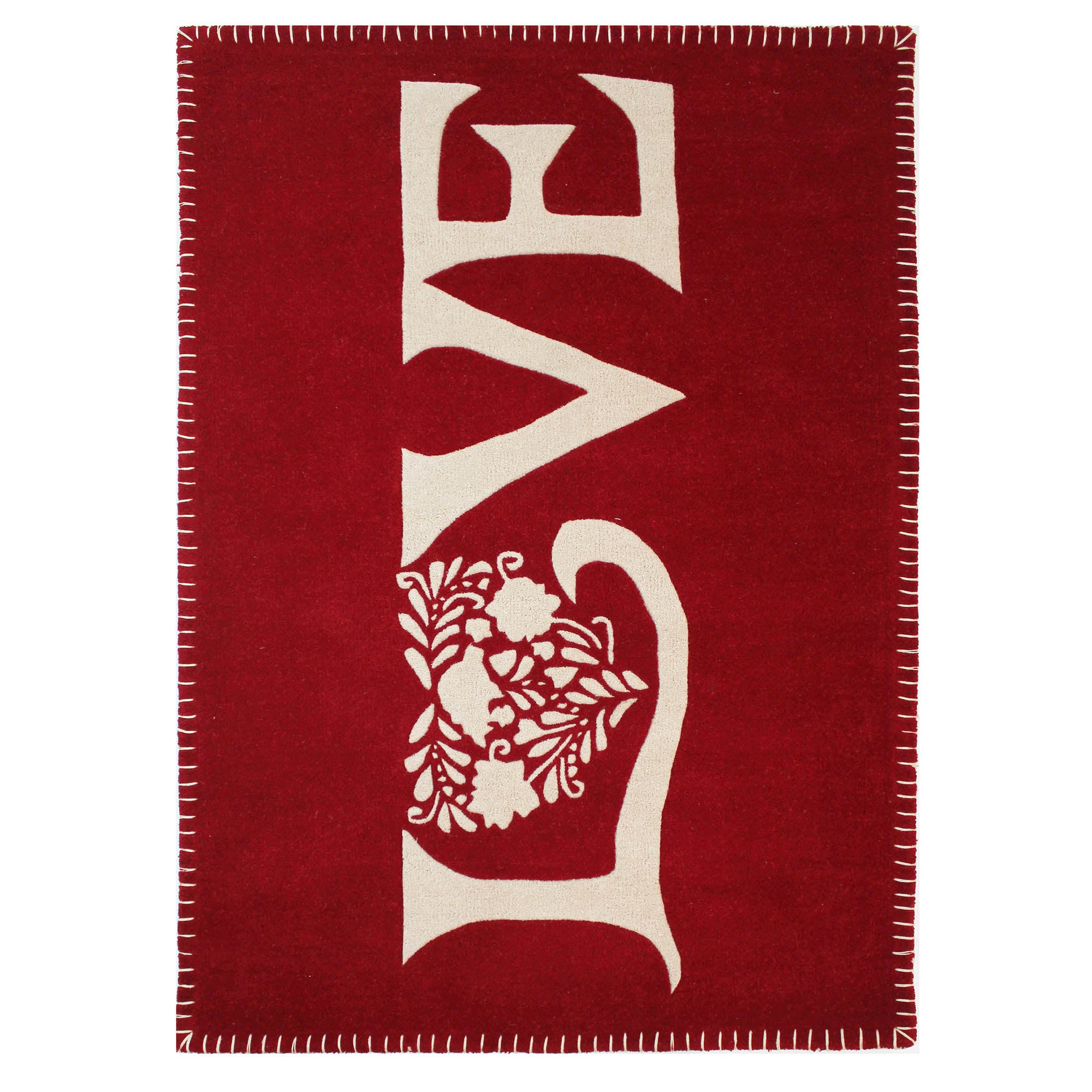 Love Rug Red