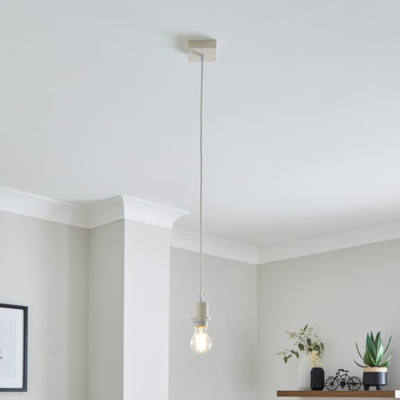 Roe Square Plate Adjustable Flex Ceiling Light Cable