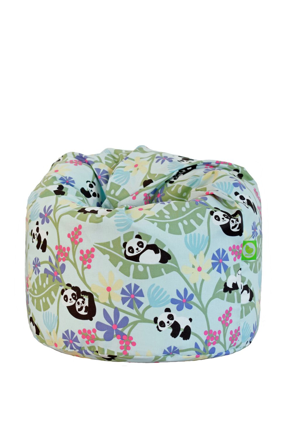 Bean Lazy Cotton Light Blue Panda Bean Bag Large Size