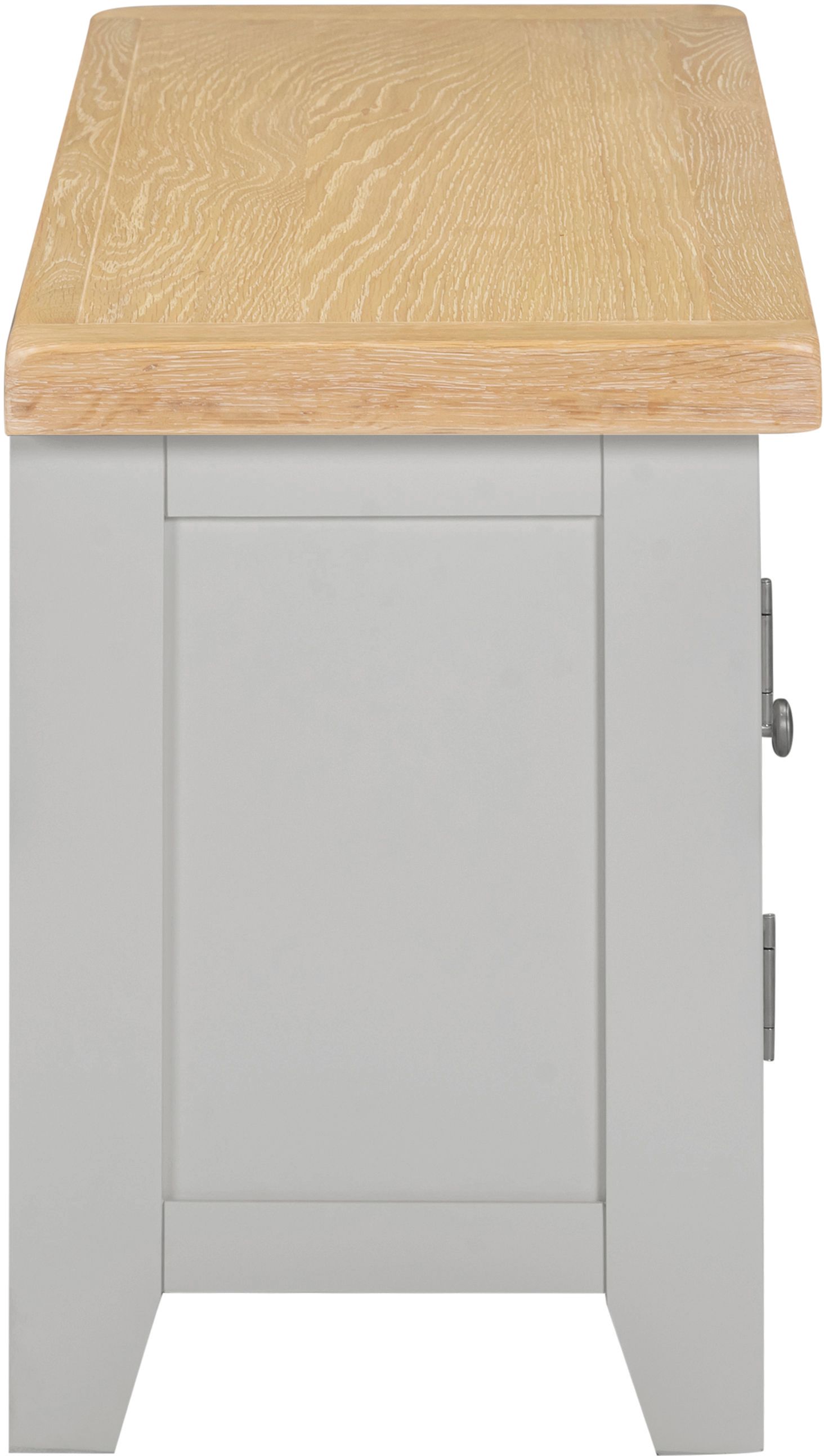 Seconique Windsor Straight TV Unit (Fully Assembled) in Light Grey 6