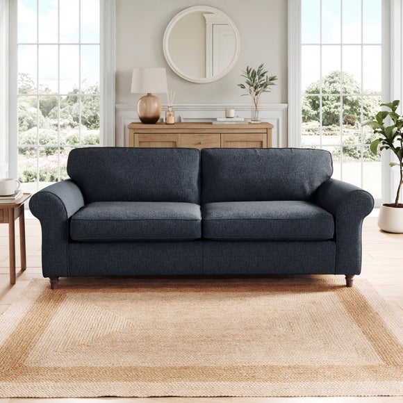 Flori Soft Chenille 4 Seater Sofa