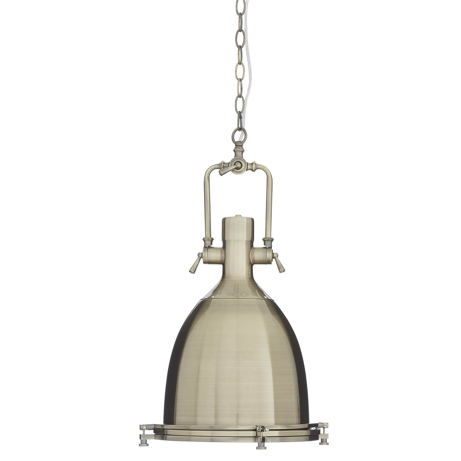 Lexington Large Antique Brass Pendant Light