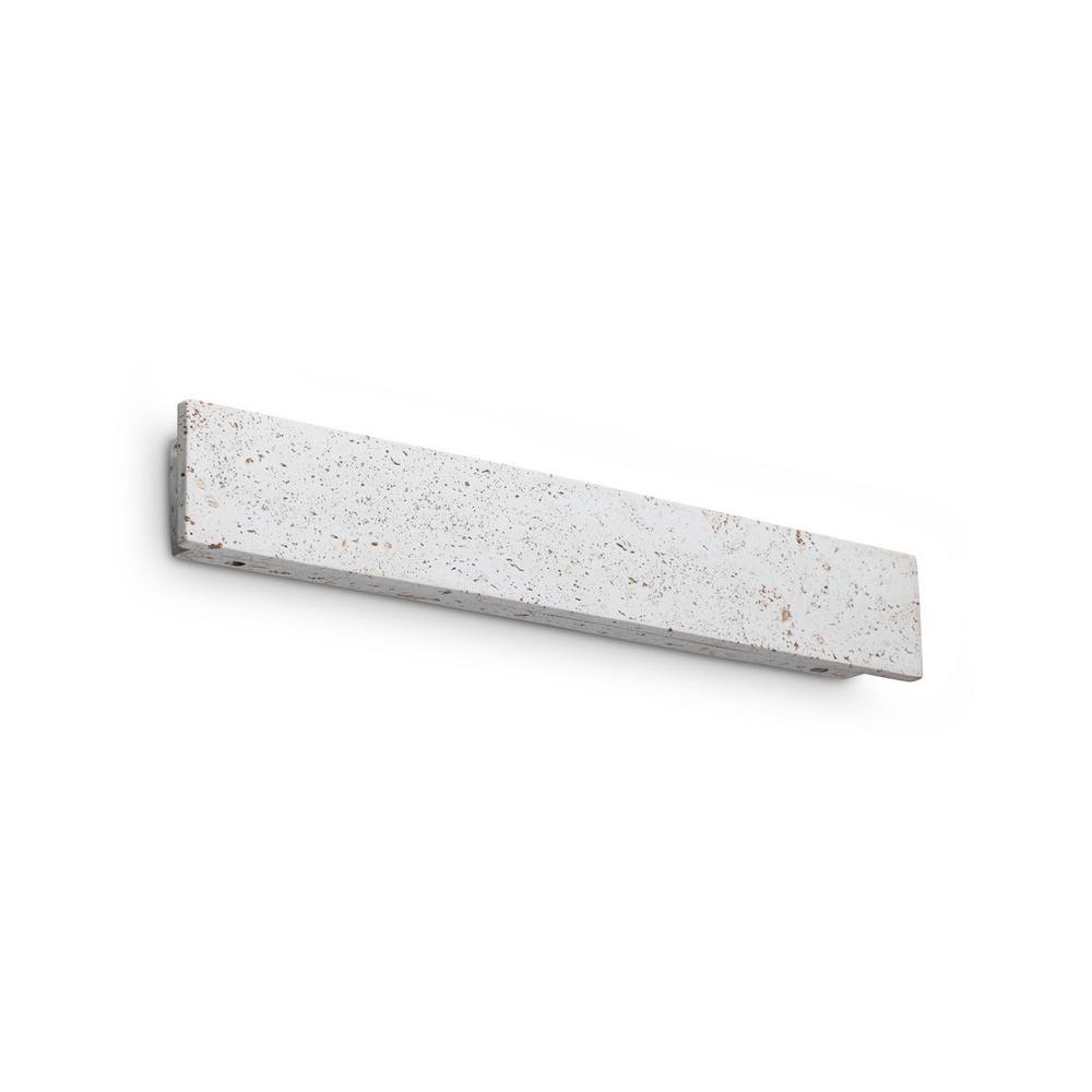 Netlighting Zig Zag Rectangle Integrated LED Wall Lamp Cement 2100lm 3000K in White