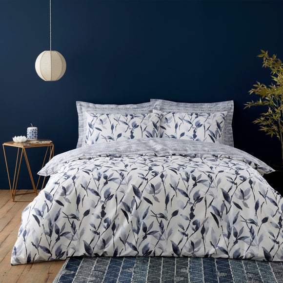 Zen Reversible Polycotton Duvet Cover and Pillowcase Set
