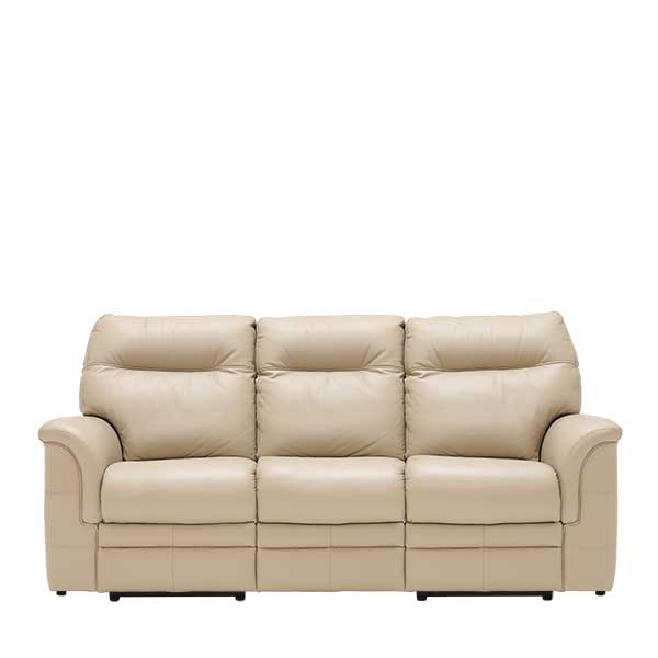 Parker Knoll Hudson 3 Seater Recliner Sofa Leather  - Barker & Stonehouse