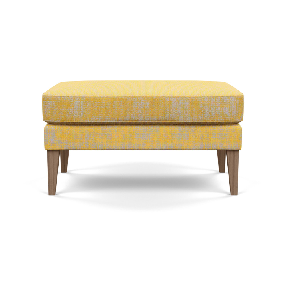 Heal's Richmond Ottoman Tejo Recycled Ochre Tinted Ash Feet
