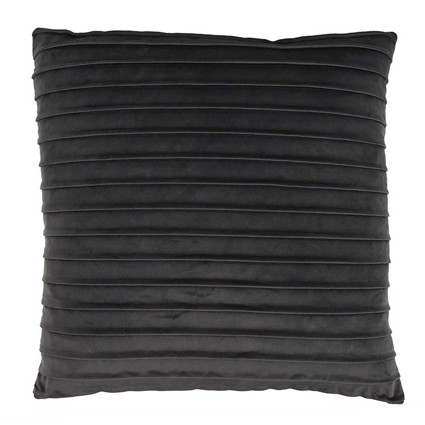 Charcoal Banded Cushion