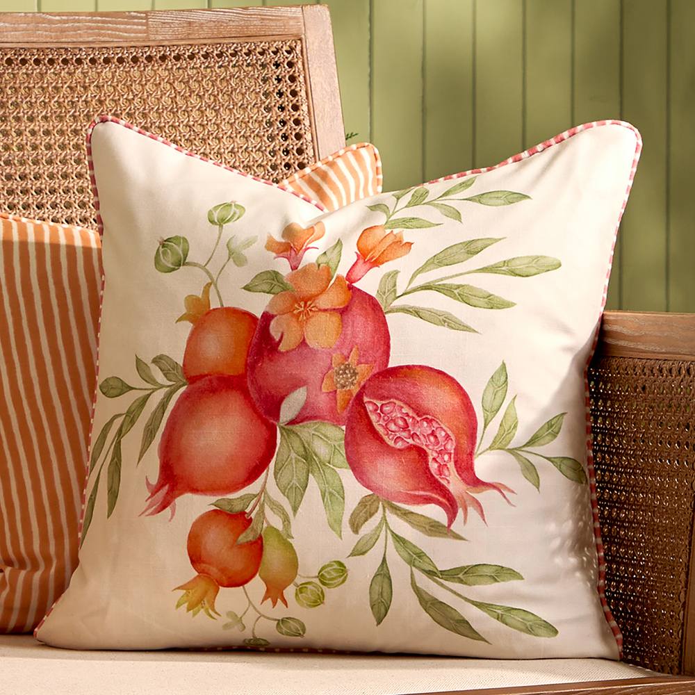 Voyage Maison Pomegranate Trellis Printed Square Outdoor Square Cushion