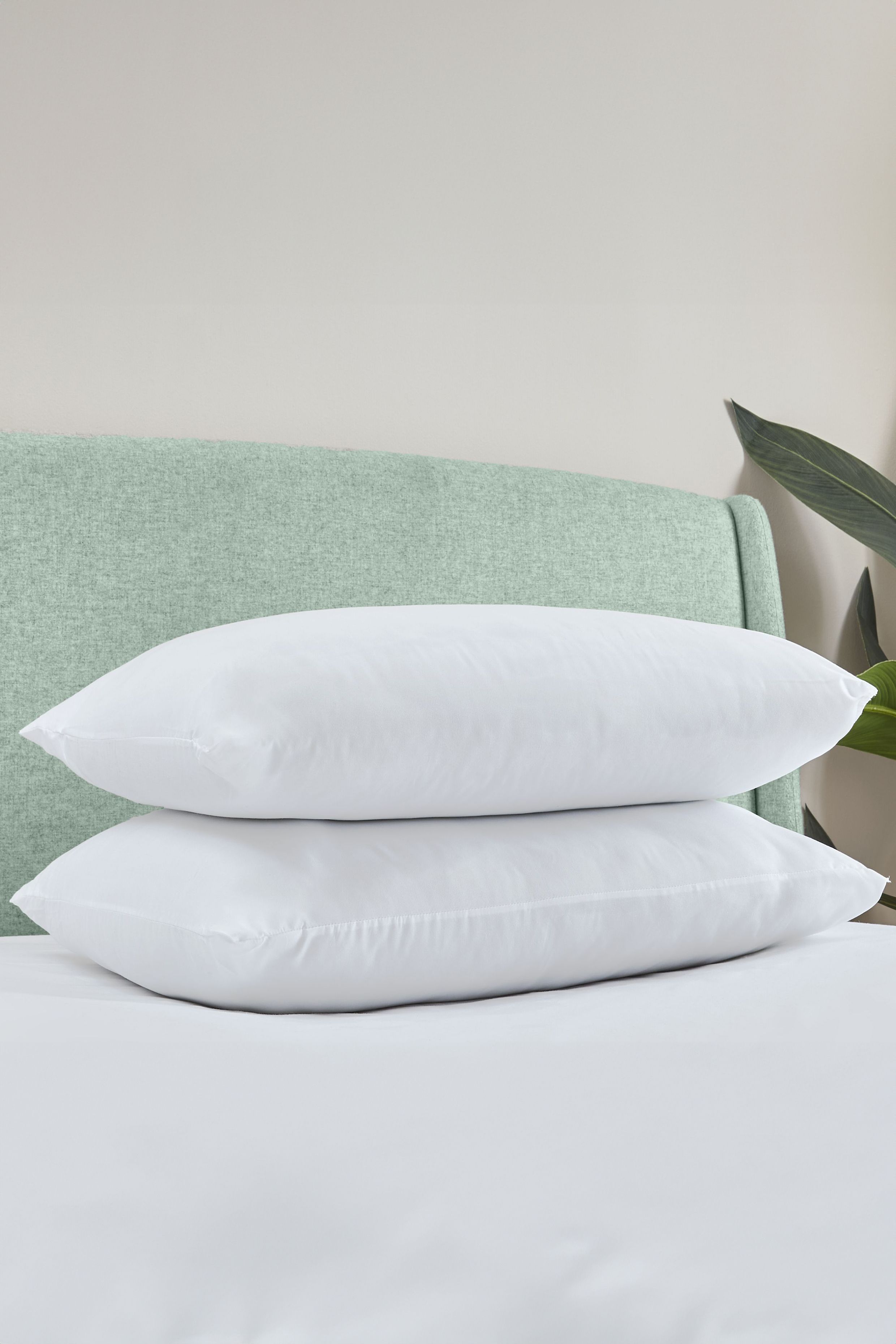 Catherine Lansfield 'Anti Allergy' Hollowfibre Pillow Pair in White