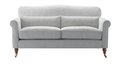 Dahlia 3 Seat Sofa in Koala Chelsea Linen - sofa.com