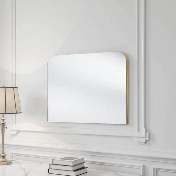 Yearn Radius Curved Overmantel Wall Mirror