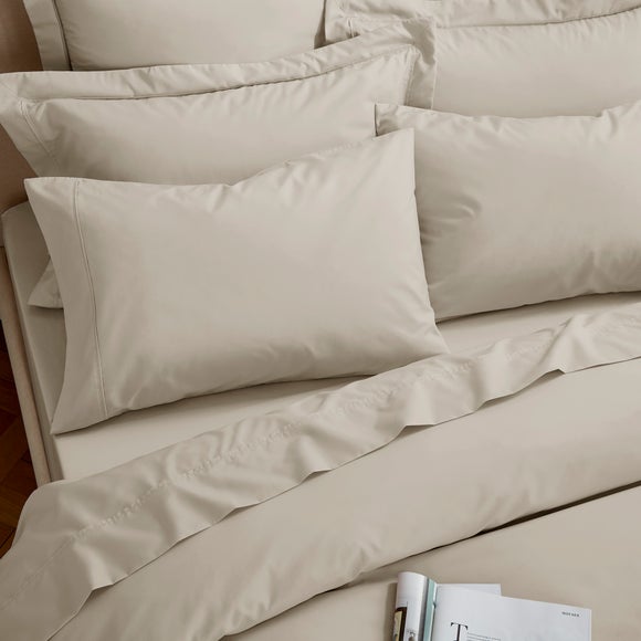 Dorma Crisp & Fresh 400 Thread Count Egyptian Cotton Percale Standard Pillowcase