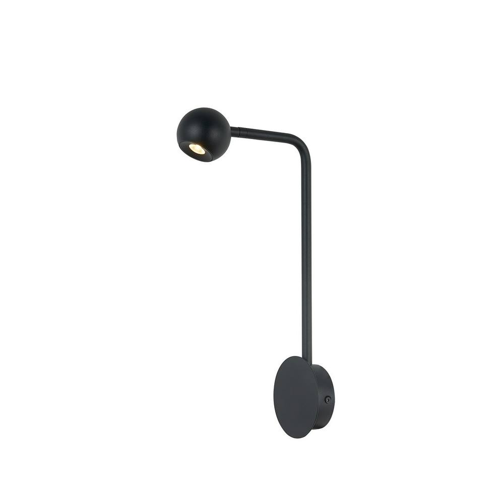 Netlighting Eyes Wall Lamp 6W LED 3000K 390lm Sand Black 3yrs Warranty