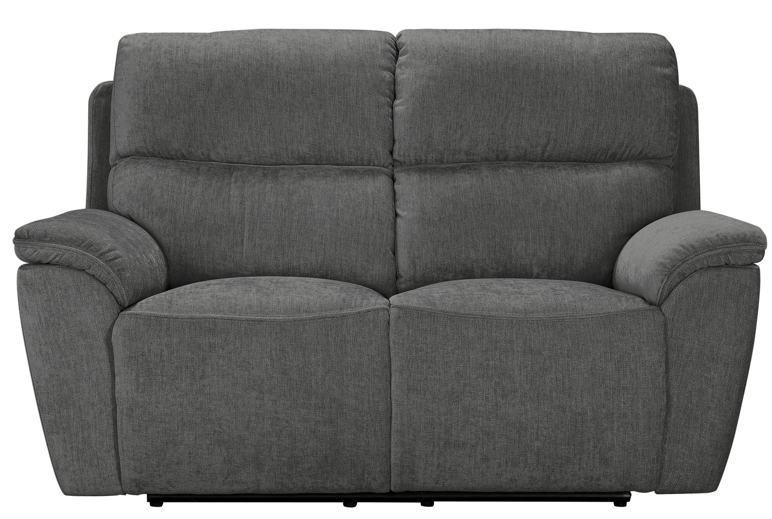 Argos Home Sandy 2 Seater Manual Recliner Sofa - Charcoal