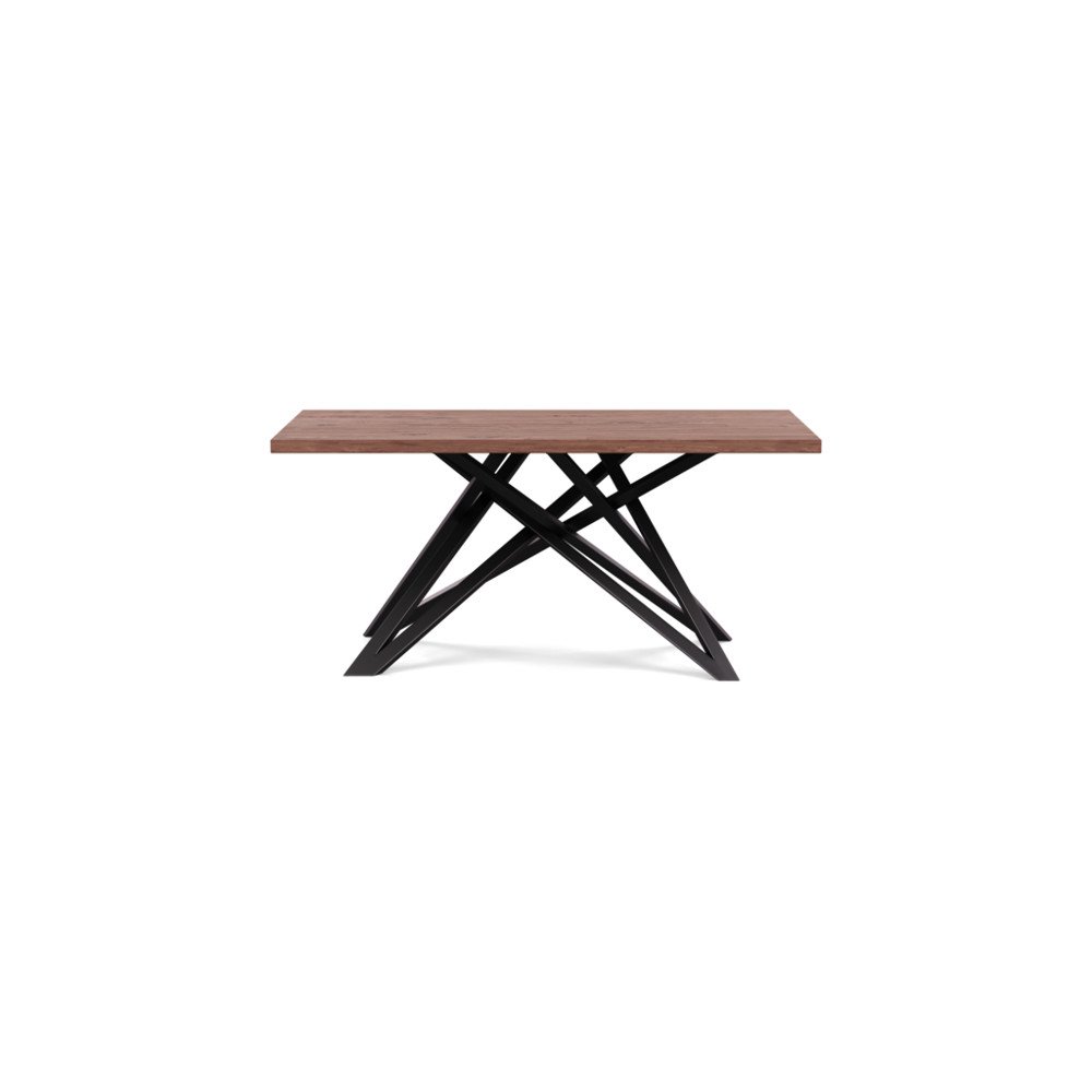 Heal's Vienna Dining Table 160x100cm Oiled Walnut Straight Edge Not Filled
