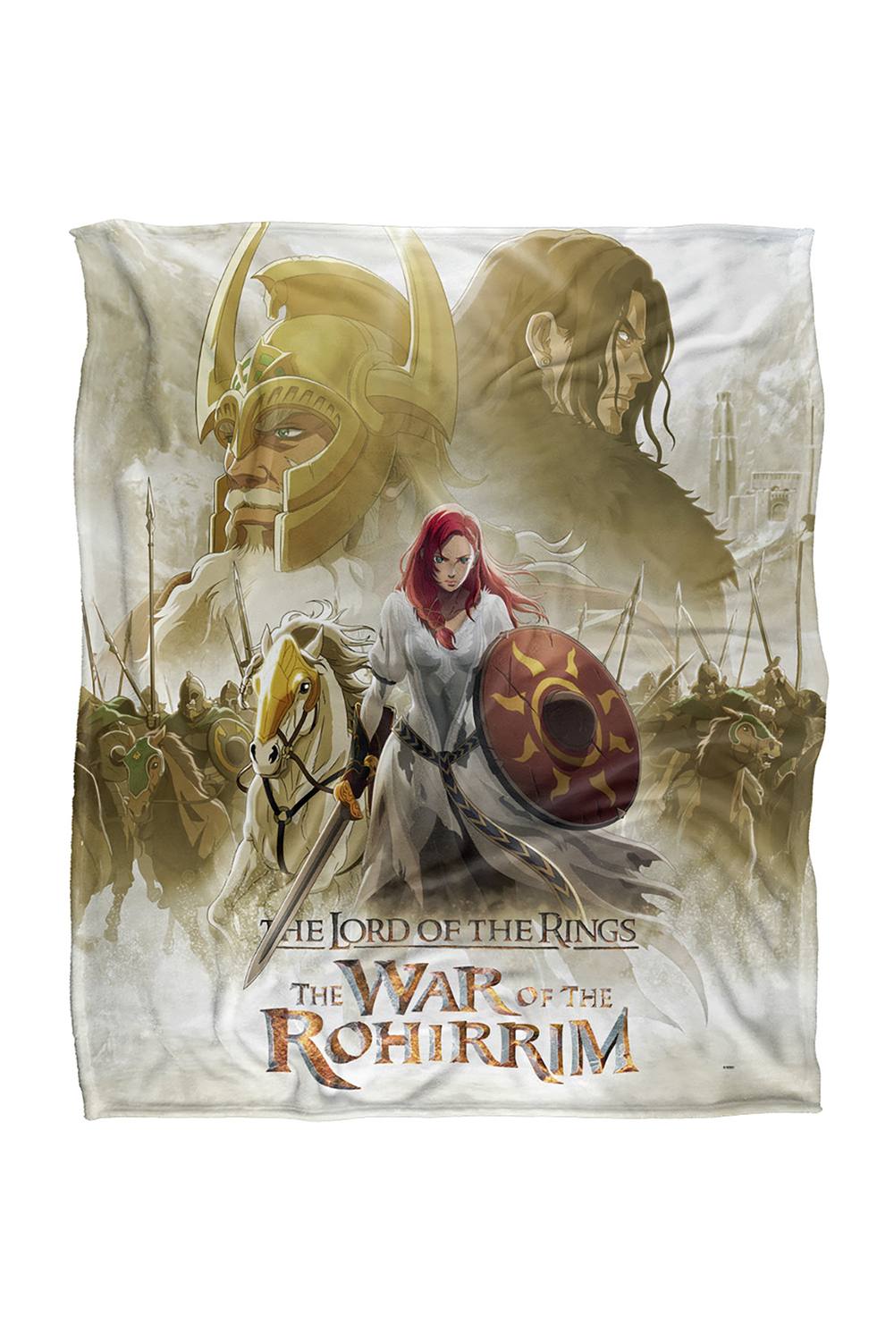Lord of the Rings LOTR: War of The Rohirrim Blanket 152x127 cm Poster Soft Throw Blanket