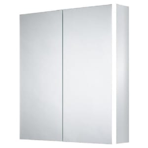 Sensio Grantham Bluetooth LED Double Door Bathroom Cabinet - 700 x 670mm