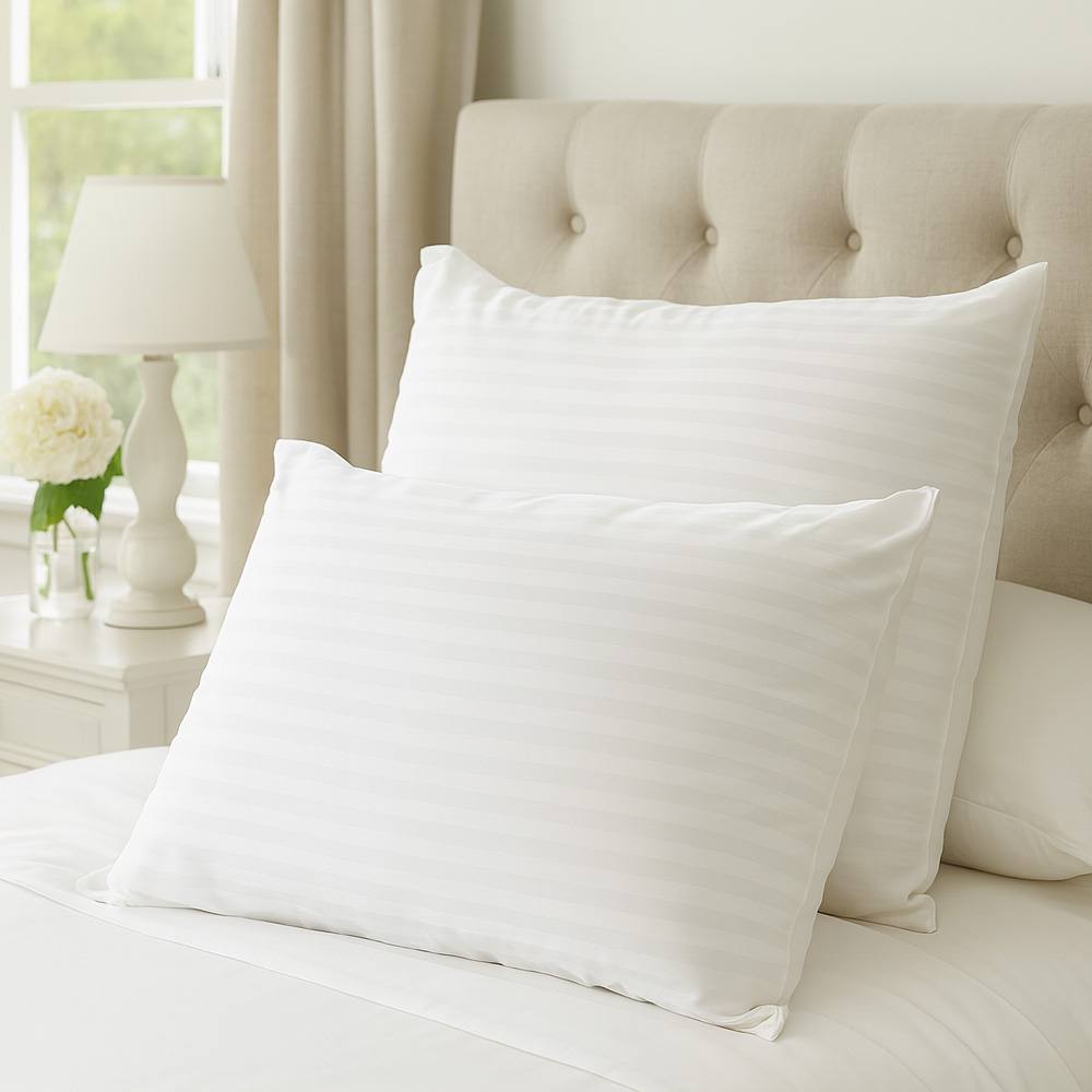 Voltico Hotel Quality Pillows 2 Pack Luxury Soft Sleep Support in White