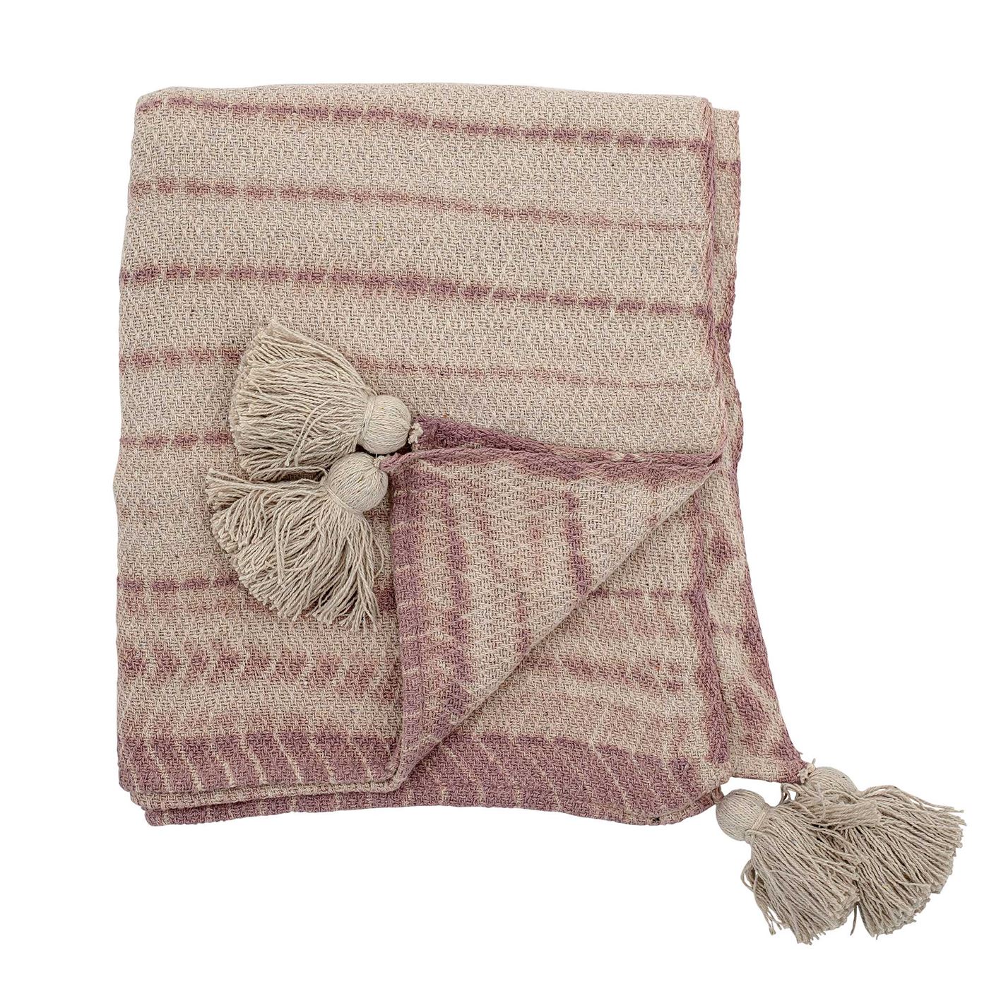 Textured Throw, Blush