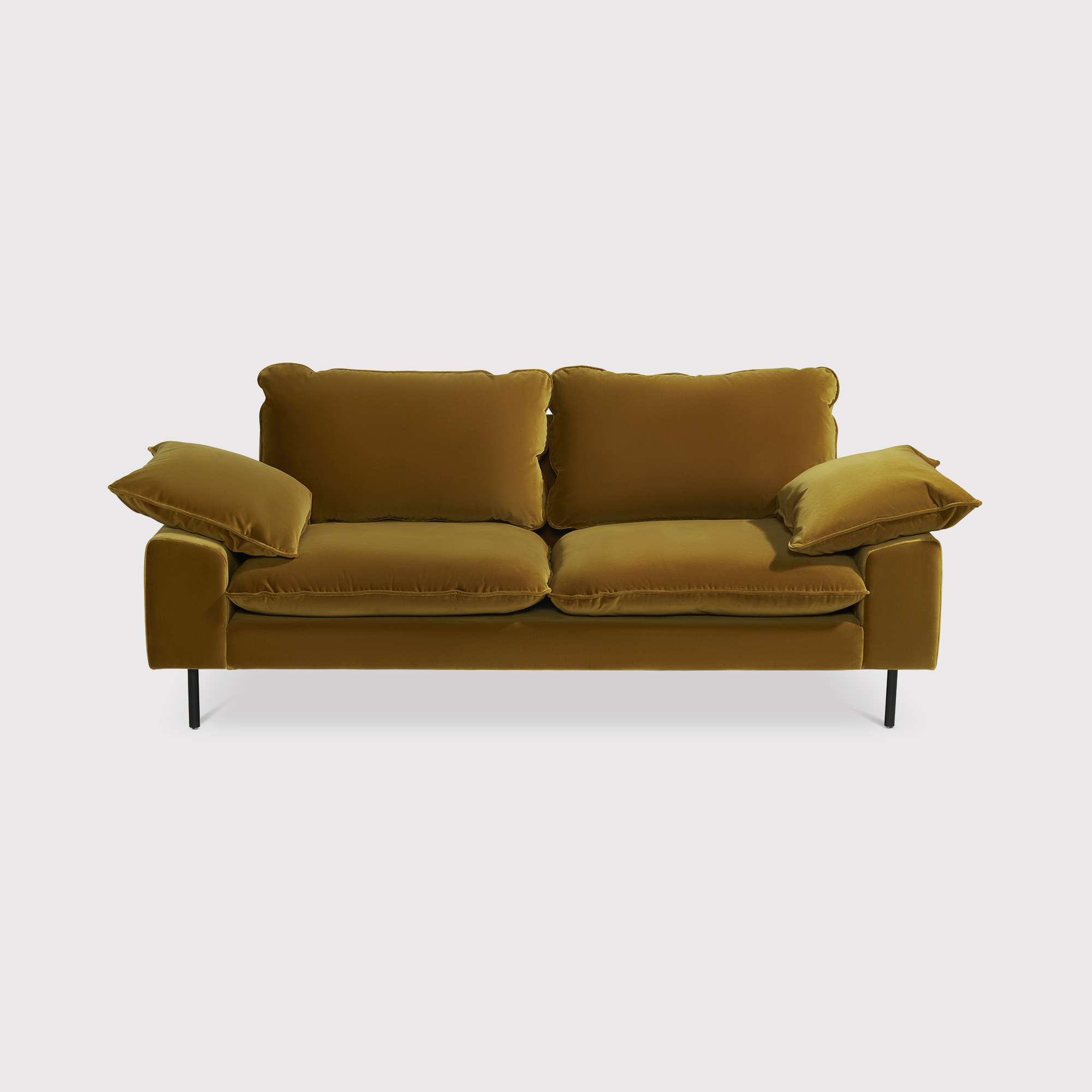 Titan 2.5 Seater Sofa, Gold | Barker & Stonehouse