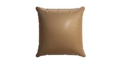 45x45cm Scatter Cushion in Spiced Honey Soft Leather - sofa.com